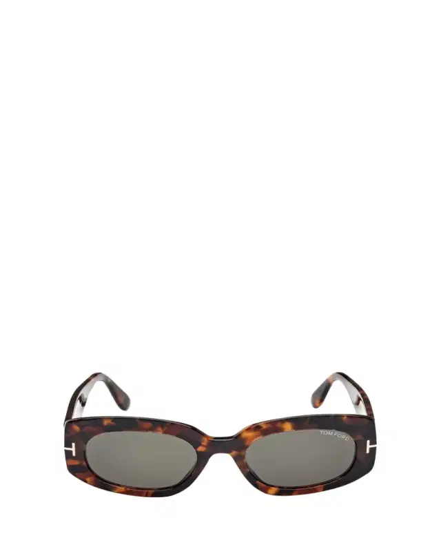 TOM FORD Cielle Oval Acetate Sunglasses