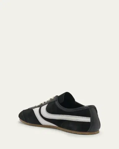 Dries Van Noten Men's Suede and Leather Trainer Sneakers | Thumbnail 4