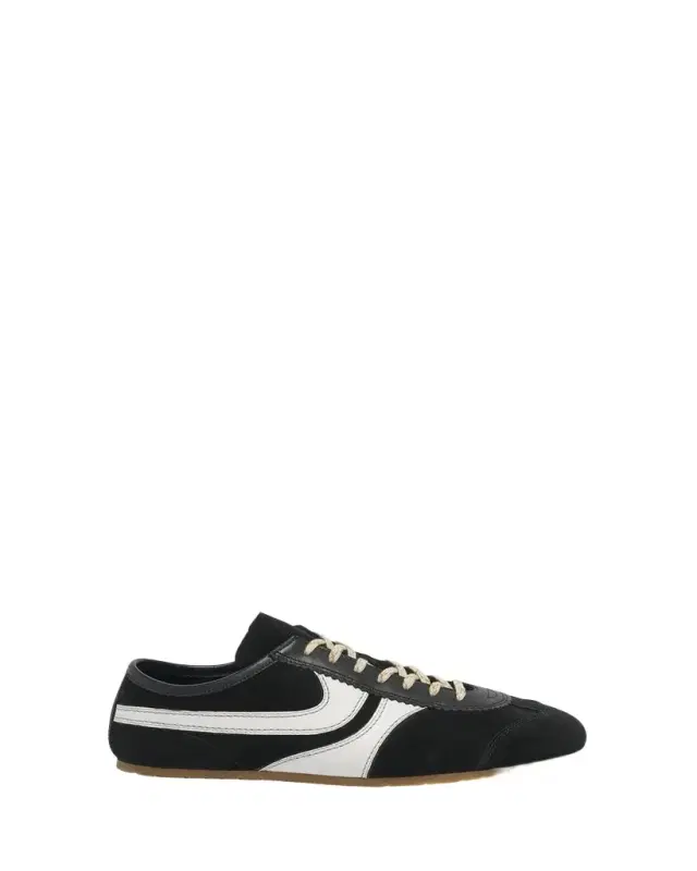Men's Suede and Leather Trainer Sneakers