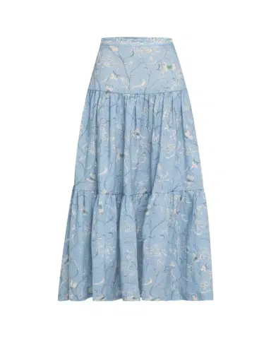 Agua by Agua Bendita Lymanopoda Anis Linen Maxi Skirt | Thumbnail 1