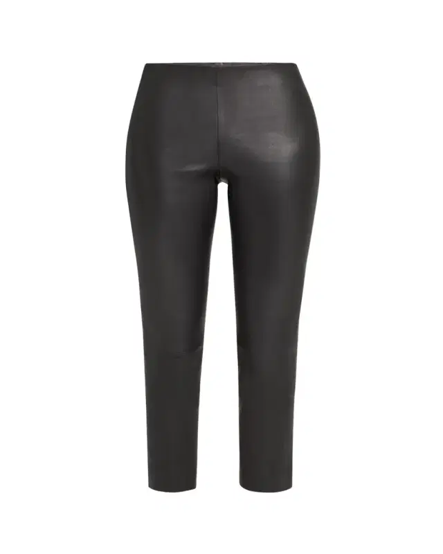 Vince Cropped Leather Leggings