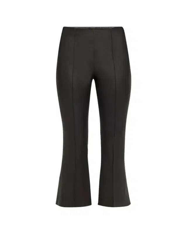 Vince Cropped Flare Leather Pants
