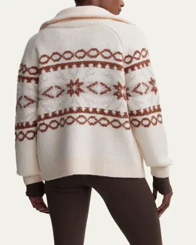 Varley Cai Fair Isle Half-Zip Pullover | Thumbnail 3 Varley Cai Fair Isle Half-Zip Pullover | Thumbnail 3