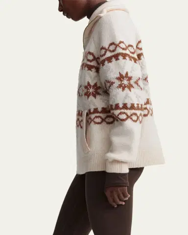 Varley Cai Fair Isle Half-Zip Pullover | Thumbnail 4 Varley Cai Fair Isle Half-Zip Pullover | Thumbnail 4
