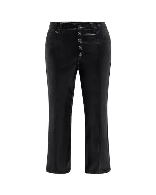 Cinq à Sept Wallace Faux Leather Bootcut Ankle Pants