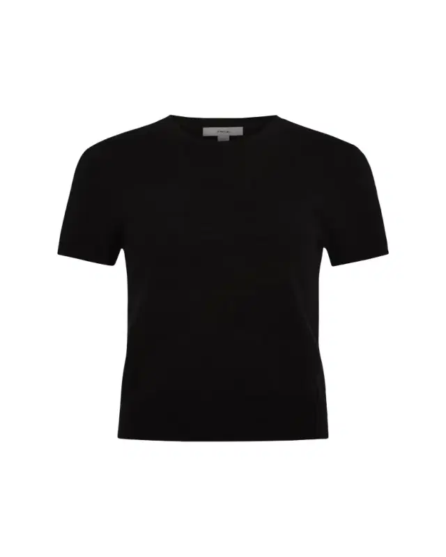 Vince Short-Sleeve Cashmere-Blend Tee