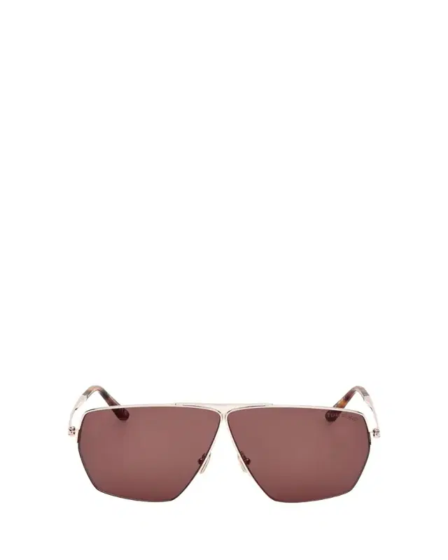 Stella Aviator Square Metal Sunglasses