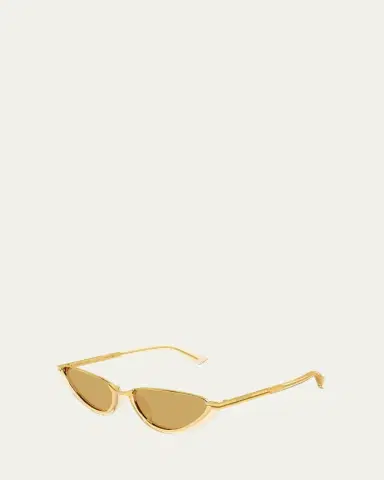Bottega Veneta Recycled Acetate and Metal Cat-Eye Sunglasses | Thumbnail 3 Bottega Veneta Recycled Acetate and Metal Cat-Eye Sunglasses | Thumbnail 3
