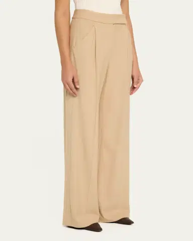 Veronica Beard Marbeau Wide-Leg Pants | Thumbnail 4
