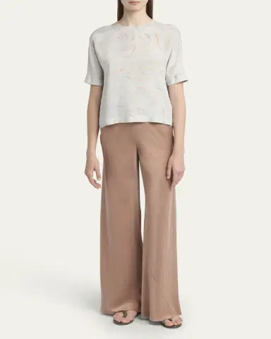 Giorgio Armani Brushstroke Silk Blouse | Thumbnail 2 Giorgio Armani Brushstroke Silk Blouse | Thumbnail 2