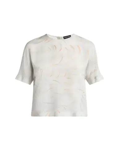 Giorgio Armani Brushstroke Silk Blouse | Thumbnail 1 Giorgio Armani Brushstroke Silk Blouse | Thumbnail 1