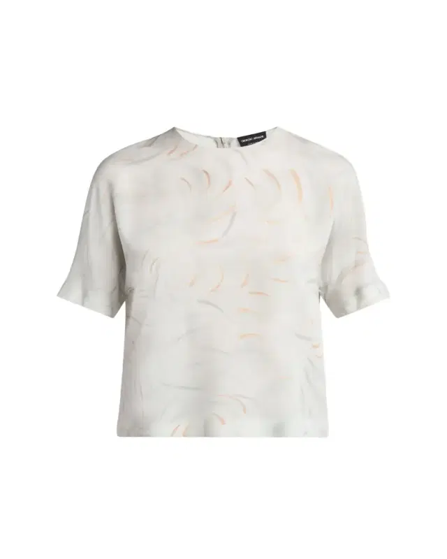 Giorgio Armani Brushstroke Silk Blouse