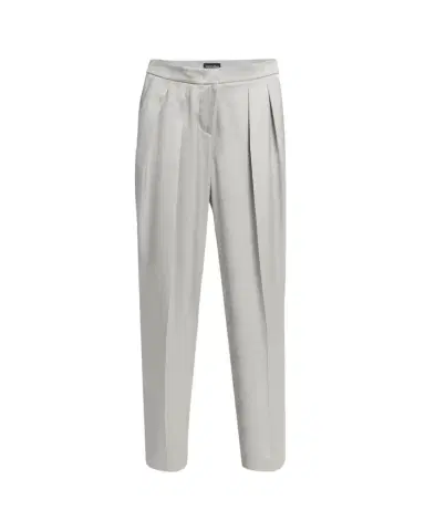 Giorgio Armani Pleated Skinny Leg Silk Trousers | Thumbnail 1 Giorgio Armani Pleated Skinny Leg Silk Trousers | Thumbnail 1