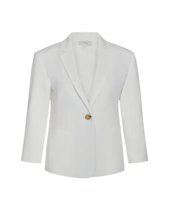 Vince Shrunken Linen Blazer