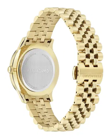 Ferragamo Duo IP Yellow Gold Bracelet Watch, 40mm | Thumbnail 1