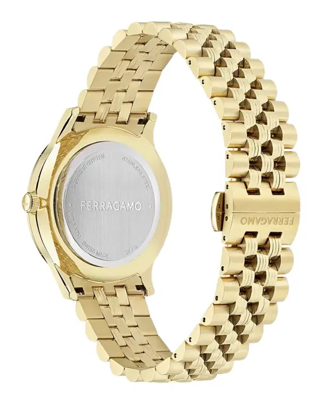 Duo IP Yellow Gold Bracelet Watch, 40mm