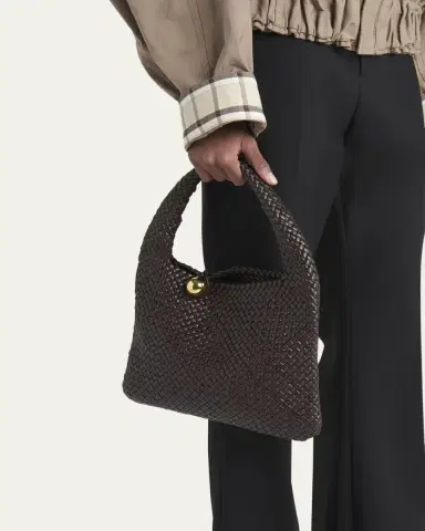 Bottega Veneta Tosca Intreccio Leather Shoulder Bag | Thumbnail 2