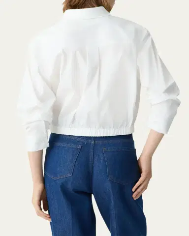 Theory Fixed-Sleeve Poplin Top | Thumbnail 3