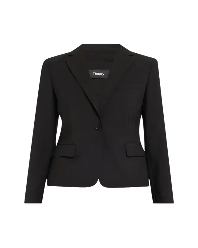 Theory Slim One-Button Jacket
