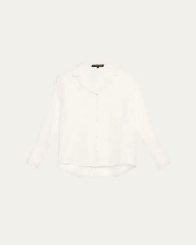 Kiki De Montparnasse Handcuff Jacquard Silk Pajama Top