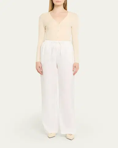 AEXAE Linen Drawstring Pants | Thumbnail 2