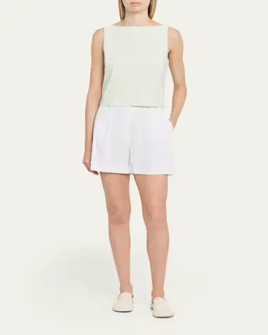 Theory Sleeveless Bateau-Neck Top | Thumbnail 2