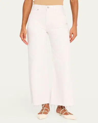Veronica Beard Taylor Cropped High-Rise Wide Jeans | Thumbnail 4 Veronica Beard Taylor Cropped High-Rise Wide Jeans | Thumbnail 4