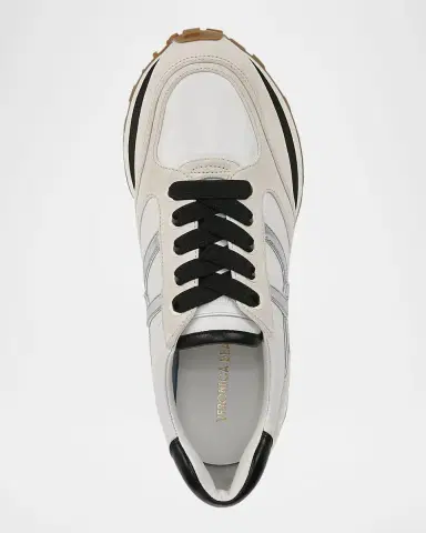 Veronica Beard Valentina Mixed Leather Retro Sneakers | Thumbnail 5 Veronica Beard Valentina Mixed Leather Retro Sneakers | Thumbnail 5