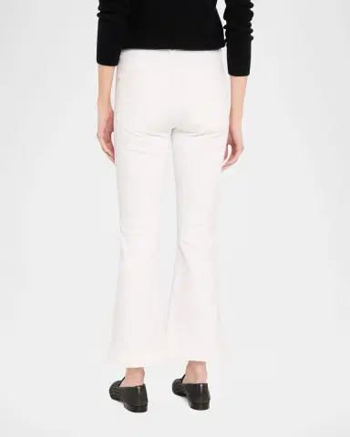 Veronica Beard Carson High-Rise Ankle Flare Jeans | Thumbnail 2