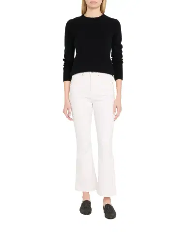Veronica Beard Carson High-Rise Ankle Flare Jeans | Thumbnail 1