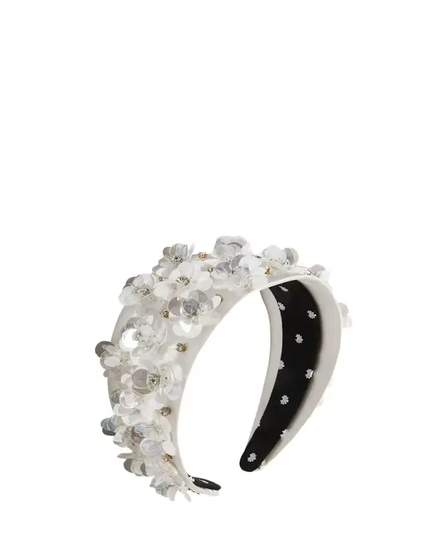 Lele Sadoughi Brigitte Floral Wide Headband