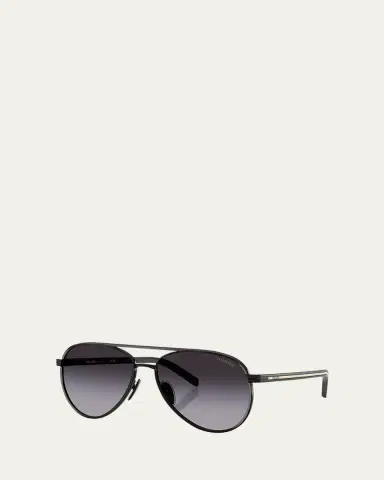 Prada PR B57S Aviator Steel Sunglasses | Thumbnail 2 Prada PR B57S Aviator Steel Sunglasses | Thumbnail 2