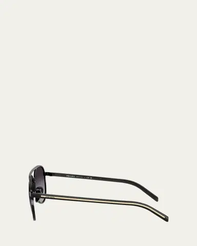 Prada PR B57S Aviator Steel Sunglasses | Thumbnail 3 Prada PR B57S Aviator Steel Sunglasses | Thumbnail 3