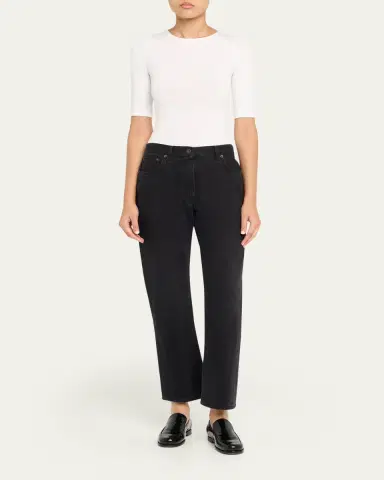 Wolford Bahamas Short-Sleeve Crewneck Bodysuit | Thumbnail 2 Wolford Bahamas Short-Sleeve Crewneck Bodysuit | Thumbnail 2