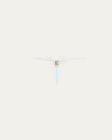 Kiki De Montparnasse Mathilde Embroidered G-String | Thumbnail 2