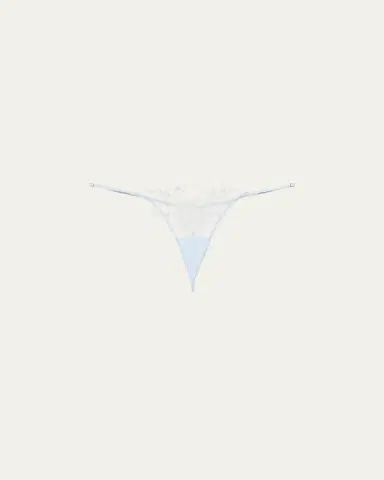 Kiki De Montparnasse Mathilde Embroidered G-String | Thumbnail 1