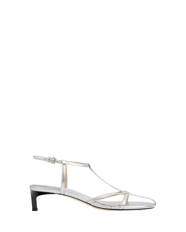 Dear Frances Tee Metallic Leather Sandals