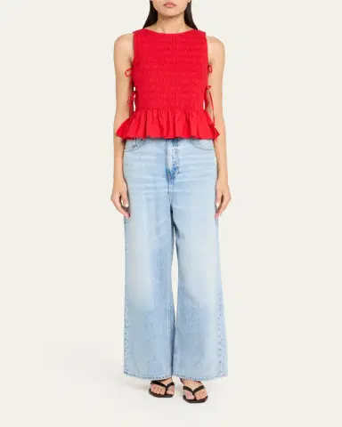 Ganni Soft Rigid Baggy Jeans | Thumbnail 2 Ganni Soft Rigid Baggy Jeans | Thumbnail 2