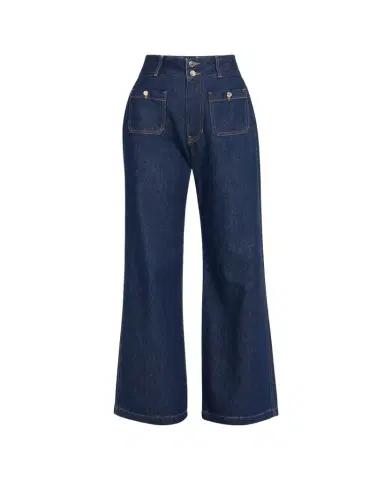 Veronica Beard Taylor High-Rise Wide-Leg Jeans | Thumbnail 1 Veronica Beard Taylor High-Rise Wide-Leg Jeans | Thumbnail 1