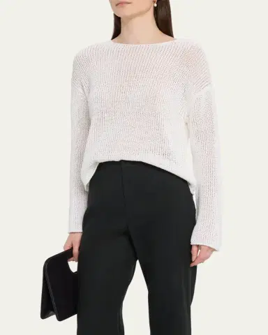 Vince Coated Cotton Pullover | Thumbnail 4