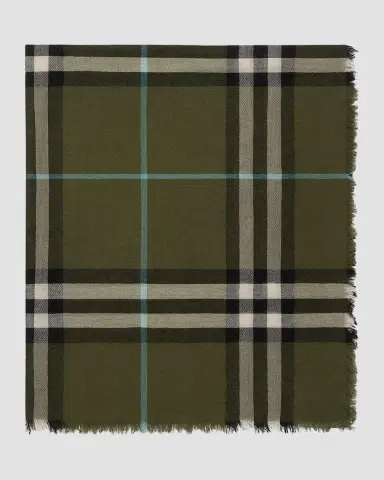 Burberry Wide Check Wool Scarf | Thumbnail 2 Burberry Wide Check Wool Scarf | Thumbnail 2