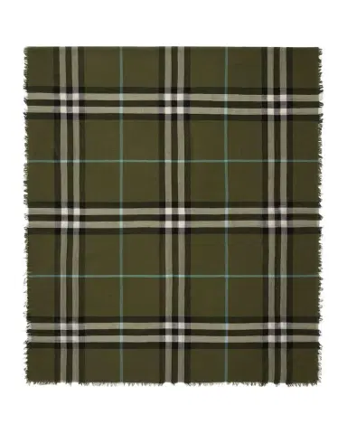 Burberry Wide Check Wool Scarf | Thumbnail 1 Burberry Wide Check Wool Scarf | Thumbnail 1