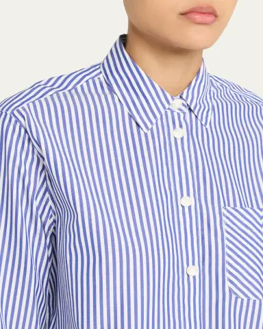 rag & bone Maxine Striped Button-Front Shirt | Thumbnail 5