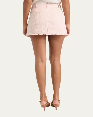 Cinq à Sept Kalina Textured Mini Skirt | Thumbnail 3