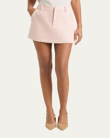 Cinq à Sept Kalina Textured Mini Skirt | Thumbnail 4