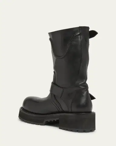 Balenciaga Men's Venom Leather Combat Boots | Thumbnail 2 Balenciaga Men's Venom Leather Combat Boots | Thumbnail 2