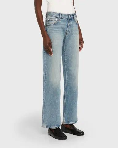 EB Denim Low-Rise Baggy Jeans | Thumbnail 4