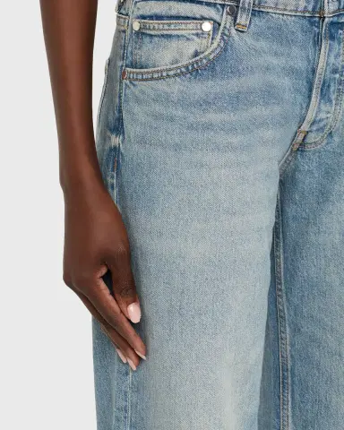 EB Denim Low-Rise Baggy Jeans | Thumbnail 5
