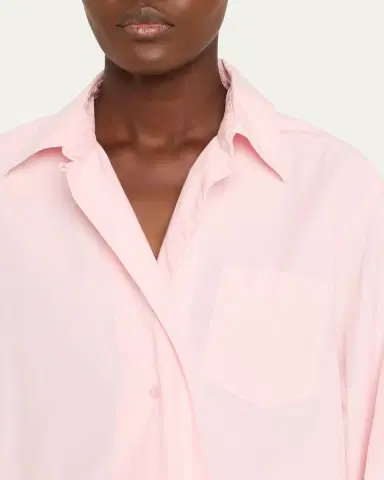 House of Dagmar Asymmetric Button-Front Shirt | Thumbnail 5