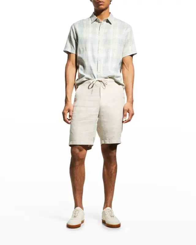 Vince Men 's Lightweight Hemp Shorts
